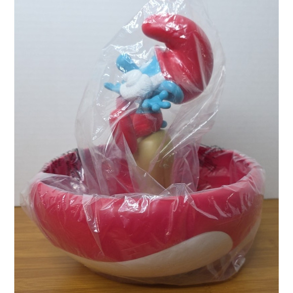 Smurfs Movie 2025 Regal Cinema Popcorn Bucket Papa Smurf Mushroom NEW & SEALED! - Picture 3 of 9